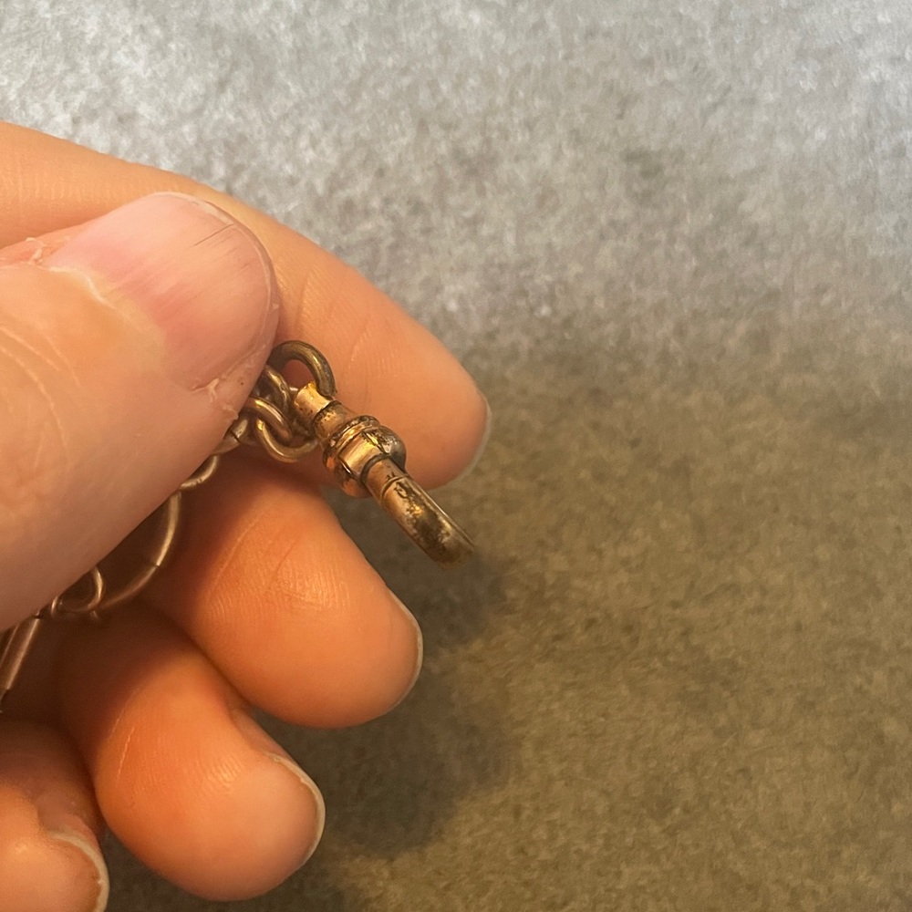 Victorian Gold Tone Locket and Pocket watch Components - Picture 4 of 8